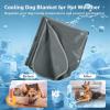 imageKritter Planet Small Cooling Pad for Dog Waterproof Cooling Pet Mat for Summer Lightweight Cooling Outdoor Mat Reversible Furniture Cover Couch 20 x 30 inch TaupeLight GrayLight Gray