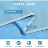 imageKritter Planet Small Cooling Pad for Dog Waterproof Cooling Pet Mat for Summer Lightweight Cooling Outdoor Mat Reversible Furniture Cover Couch 20 x 30 inch TaupeBlueBlue