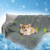 imageKritter Planet Small Cooling Pad for Dog Waterproof Cooling Pet Mat for Summer Lightweight Cooling Outdoor Mat Reversible Furniture Cover Couch 20 x 30 inch TaupeLight GrayLight Gray