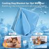 imageKritter Planet Small Cooling Pad for Dog Waterproof Cooling Pet Mat for Summer Lightweight Cooling Outdoor Mat Reversible Furniture Cover Couch 20 x 30 inch TaupeBlueBlue