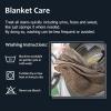 imageKritter Planet Waterproof Bed Blanket Soft and Washable Absorbent Blanket Pad LeakProof Blanket Cover for Couch Sofa BedBrownBrown