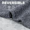 imageKritter Planet Waterproof Bed Blanket Soft and Washable Absorbent Blanket Pad LeakProof Blanket Cover for Couch Sofa BedGreyGrey