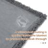imageKritter Planet Waterproof Bed Blanket Soft and Washable Absorbent Blanket Pad LeakProof Blanket Cover for Couch Sofa BedGreyGrey