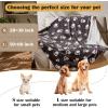imageKritter Planet Waterproof Small Dog Blanket Paw Print Soft Puppy BlanketWashable Furniture Protector Dog Blanket for CarReversible Sherpa Fleece Couch Cover for Small PetsDark Grey Paw