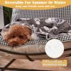 imageKritter Planet Waterproof Small Dog Blanket Paw Print Soft Puppy BlanketWashable Furniture Protector Dog Blanket for CarReversible Sherpa Fleece Couch Cover for Small PetsDark Grey Paw