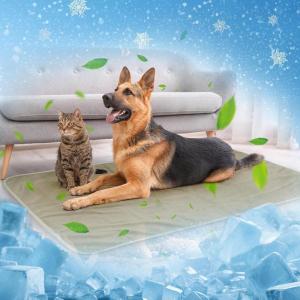 imageKritter Planet Small Cooling Pad for Dog Waterproof Cooling Pet Mat for Summer Lightweight Cooling Outdoor Mat Reversible Furniture Cover Couch 20 x 30 inch TaupeTaupeTaupe