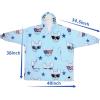 imageCatalonia Oversized Blanket Hoodie Sweatshirt Comfortable Wearable Sherpa PulloverGift for Her80s Dog Blue