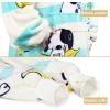 imageCatalonia Oversized Blanket Hoodie Sweatshirt Comfortable Wearable Sherpa PulloverGift for HerBanana Dog White