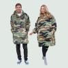 imageCatalonia Oversized Blanket Hoodie Sweatshirt Comfortable Wearable Sherpa PulloverGift for HerCamo