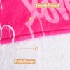 imageCatalonia Oversized Blanket Hoodie Sweatshirt Comfortable Wearable Sherpa PulloverGift for HerGraffiti Bear Hot Pink