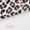 imageCatalonia Oversized Blanket Hoodie Sweatshirt Comfortable Wearable Sherpa PulloverGift for HerLeopard Heart White