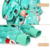 imageCatalonia Oversized Blanket Hoodie Sweatshirt Comfortable Wearable Sherpa PulloverGift for HerSanta Deer Green