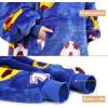 imageCatalonia Oversized Blanket Hoodie Sweatshirt Comfortable Wearable Sherpa PulloverGift for HerSoccer Team Blue