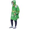 imageCatalonia Oversized Blanket Hoodie Sweatshirt Comfortable Wearable Sherpa PulloverGift for HerSoccer Team Green