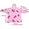 imageCatalonia Oversized Blanket Hoodie Sweatshirt Comfortable Wearable Sherpa PulloverGift for HerUnicorn Pink