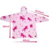 imageCatalonia Oversized Blanket Hoodie Sweatshirt Comfortable Wearable Sherpa PulloverGift for HerUnicorn Pink