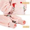 imageCatalonia Oversized Blanket Hoodie Sweatshirt Comfortable Wearable Sherpa PulloverGift for HerXmas Elf Pink