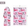 imageCatalonia Cat ampamp Dog Print Sherpa Wearable Blanket with Sleeves Arms Comfy Sleeved TV Wrap Blanket Large Snuggly Throw for Women and Men Gift for HerGraffiti Bear Pink