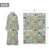 imageCatalonia Cat ampamp Dog Print Sherpa Wearable Blanket with Sleeves Arms Comfy Sleeved TV Wrap Blanket Large Snuggly Throw for Women and Men Gift for Her80s Cat Dog Gray
