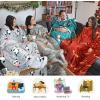 imageCatalonia Cat ampamp Dog Print Wearable Snuggle Blanket with Sleeves Soft Warm Cozy Fleece Long Throw with Pocket Perfect for Sleeping ampamp TV Time Christmas Gift Ideas for Women and MenXmas Dachshund Wine