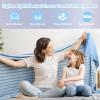 imageCatalonia Cooling Blanket for Hot Sleepers Summer Bed Blanket for Warm Night Sweat Cool Sofa Throw Blanket for Hot Flashes Soft Thin Lightweight Blanket for Adults Kids GreenBlue