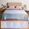imageCatalonia Cooling Blanket for Hot Sleepers Summer Bed Blanket for Warm Night Sweat Cool Sofa Throw Blanket for Hot Flashes Soft Thin Lightweight Blanket for Adults Kids GreenBlue