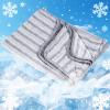 imageCatalonia Cooling Blanket for Hot Sleepers Summer Bed Blanket for Warm Night Sweat Cool Sofa Throw Blanket for Hot Flashes Soft Thin Lightweight Blanket for Adults Kids GreenGrey