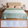 imageCatalonia Cooling Blanket for Hot Sleepers Summer Bed Blanket for Warm Night Sweat Cool Sofa Throw Blanket for Hot Flashes Soft Thin Lightweight Blanket for Adults Kids GreenGreen