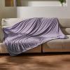 imageCatalonia Cooling Blanket for Hot Sleepers Summer Bed Blanket for Warm Night Sweat Cool Sofa Throw Blanket for Hot Flashes Soft Thin Lightweight Blanket for Adults Kids GreenPurple