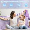 imageCatalonia Cooling Blanket for Hot Sleepers Summer Bed Blanket for Warm Night Sweat Cool Sofa Throw Blanket for Hot Flashes Soft Thin Lightweight Blanket for Adults Kids GreenPurple