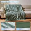 imageCatalonia Cooling Blanket for Hot Sleepers Summer Bed Blanket for Warm Night Sweat Cool Sofa Throw Blanket for Hot Flashes Soft Thin Lightweight Blanket for Adults Kids GreenGreen