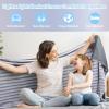 imageCatalonia Cooling Blanket for Hot Sleepers Summer Bed Blanket for Warm Night Sweat Cool Sofa Throw Blanket for Hot Flashes Soft Thin Lightweight Blanket for Adults Kids GreenGrey