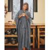 imageCatalonia Fleece Wearable Blanket Poncho for Adult Women Men Travel Wrap Blanket Cape with Pocket  Warm Soft Cozy Snuggly Gift for Her No Sleeves  AllSeasonGrey
