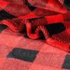 imageCatalonia Hooded Wearable Blanket Poncho for Adult Women Men Fleece Wrap Blanket Cape with Hood  Warm Soft Cozy Snuggly  Comfort Gift No SleevesRed Checker