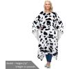 imageCatalonia Sherpa Wearable Blanket Poncho for Adult Women Men Wrap Blanket Cape with Pocket Warm Soft Cozy Snuggly Comfort Gift No Sleeves AquaDalmatian
