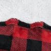 imageCatalonia Sherpa Wearable Blanket Poncho for Adult Women Men Wrap Blanket Cape with Pocket Warm Soft Cozy Snuggly Comfort Gift No Sleeves AquaRed Checker