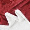 imageCatalonia Sherpa Wearable Blanket with Sleeves ArmsWine