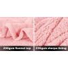 imageCatalonia Womens Poncho Cape Oversized Sherpa Fleece Cloak Coat Snuggly Hooded Wearable Blanket Gift Idea for Women MomPink