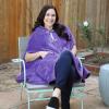 imageCatalonia Womens Poncho Cape Oversized Sherpa Fleece Cloak Coat Snuggly Hooded Wearable Blanket Gift Idea for Women MomPurple