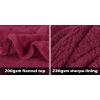 imageCatalonia Womens Poncho Cape Oversized Sherpa Fleece Cloak Coat Snuggly Hooded Wearable Blanket Gift Idea for Women MomWine