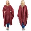 imageCatalonia Fleece Wearable Blanket Poncho for Adult Women Men Travel Wrap Blanket Cape with Pocket  Warm Soft Cozy Snuggly Gift for Her No Sleeves  AllSeasonWine