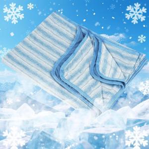 imageCatalonia Cooling Blanket for Hot Sleepers Summer Bed Blanket for Warm Night Sweat Cool Sofa Throw Blanket for Hot Flashes Soft Thin Lightweight Blanket for Adults Kids GreenBlue