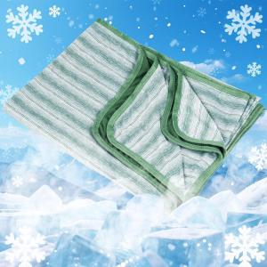 imageCatalonia Cooling Blanket for Hot Sleepers Summer Bed Blanket for Warm Night Sweat Cool Sofa Throw Blanket for Hot Flashes Soft Thin Lightweight Blanket for Adults Kids GreenGreen