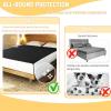 imageCatalonia Waterproof Reversible Blanket for Bed Leak Proof ampamp Stain Proof Bed Cover for Sofa CouchBlack