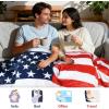 imageCatalonia American Flag Blanket  Soft ampamp Cozy USA Patriotic Throw for 4th of July Independence Day Memorial Day Veterans  Gift for Men Women US Citizenship Ceremonies