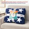 imageCatalonia American Flag Blanket  Soft ampamp Cozy USA Patriotic Throw for 4th of July Independence Day Memorial Day Veterans  Gift for Men Women US Citizenship Ceremonies
