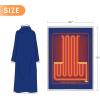 imageCatalonia Heated Blanket with Sleeves Electric Snuggly Blanket for Women Men Wearable Wired Heating Throw BlanketCold GiftBlue