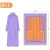 imageCatalonia Heated Blanket with Sleeves Electric Snuggly Blanket for Women Men Wearable Wired Heating Throw BlanketCold GiftPurple