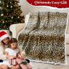 imageCatalonia Horse Print Sherpa Fleece Throw Blanket Soft Mink Plush Couch Blanket Fuzzy Fluffy Comfy Warm Throws Gift for Her Horse Gifts for Women 50x60 inchesCheetah