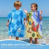 imageCatalonia Nautical Kids Hooded Poncho Towel  100 Cotton Absorbent Changing Robe for Beach Pool ampamp Bath  Cute Gifts for Toddlers Boys Girls Seagulls and Sailboats Print